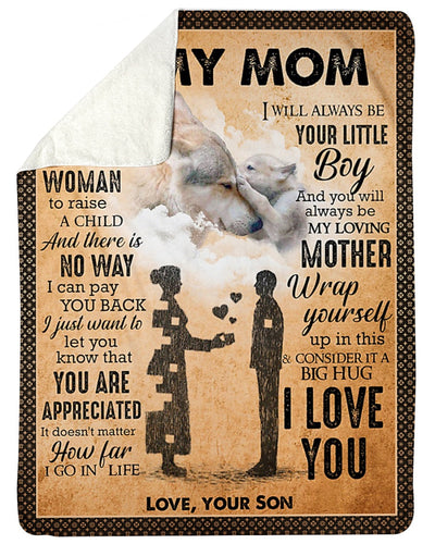 Family You Are The Best Mother - Flannel Blanket - Owls Matrix LTD