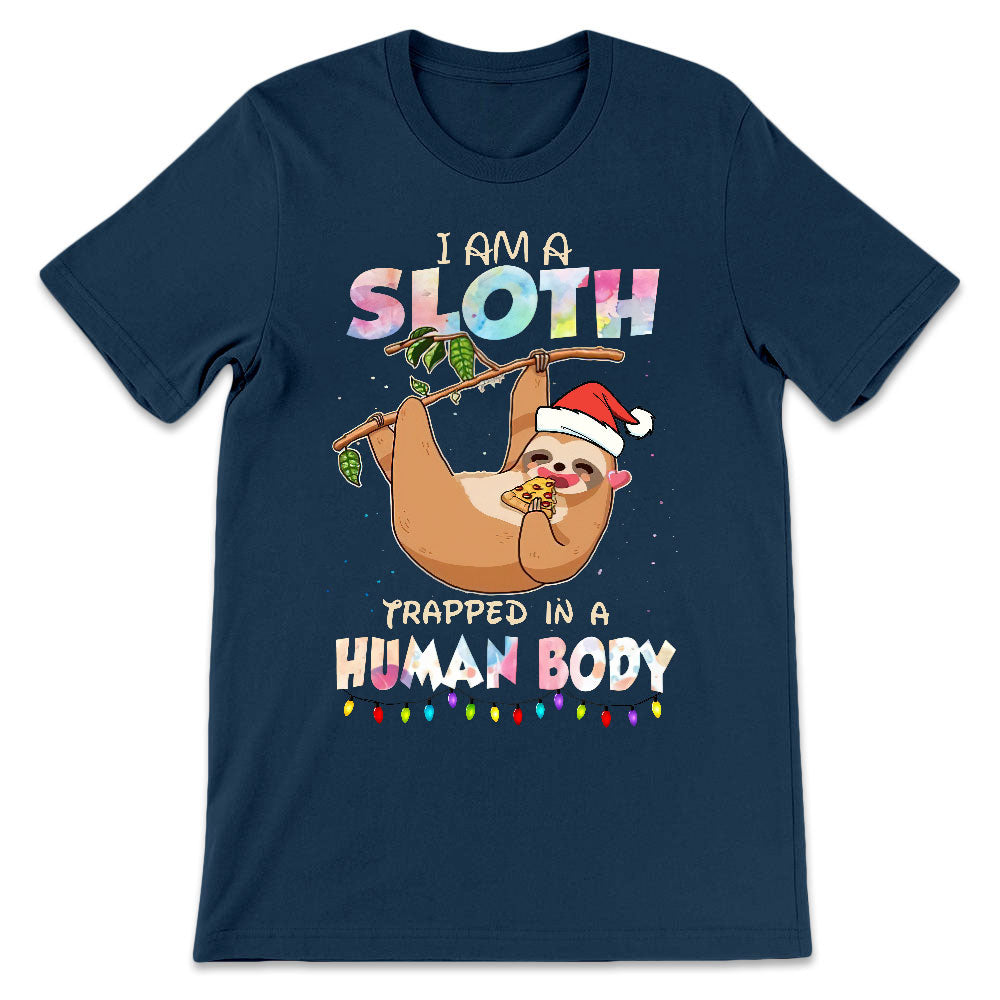 Sloth Trapped In A Human Body QUAZ0211017Z Dark Classic T Shirt