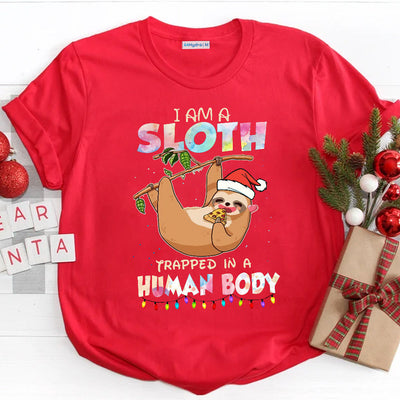 Sloth Trapped In A Human Body QUAZ0211017Z Dark Classic T Shirt