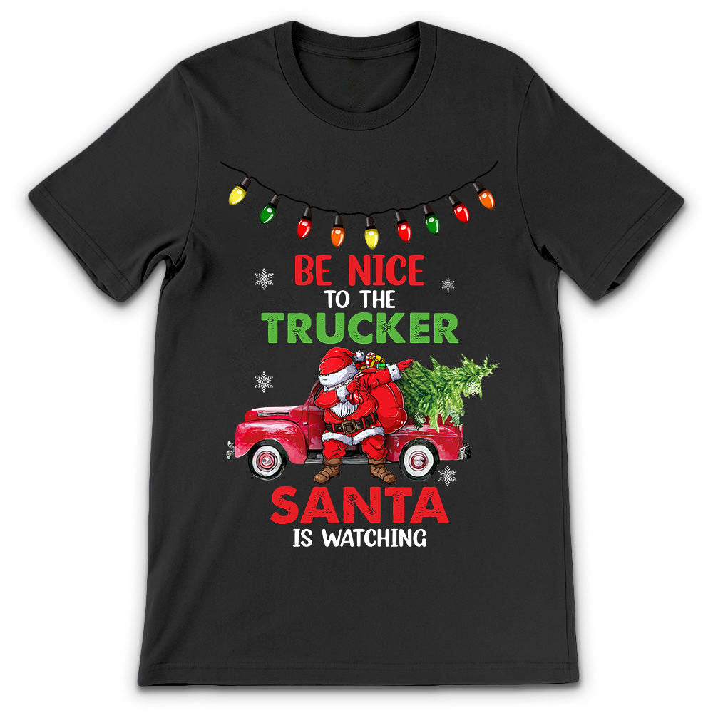 Trucker Christmas ACAA0511016Z Dark Classic T Shirt