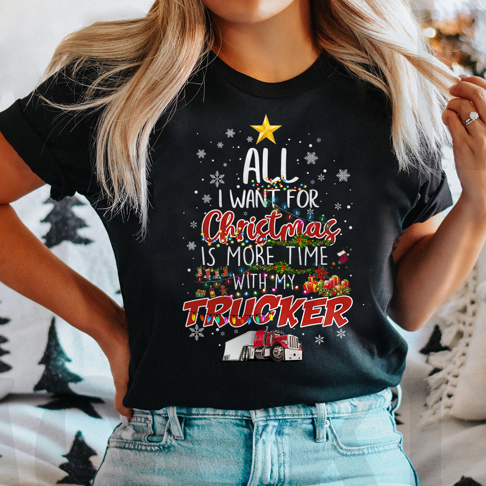 Trucker Christmas ADAA0511013Z Dark Classic T Shirt