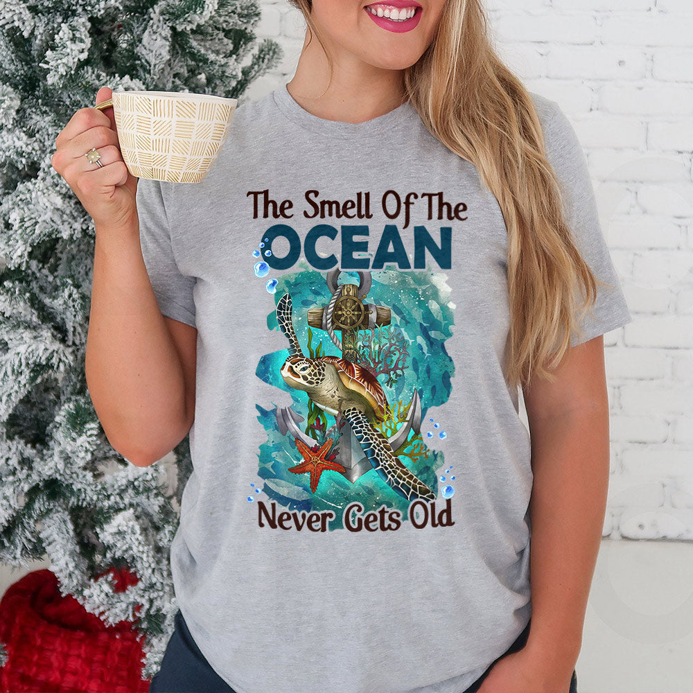 Turtle The Smell Of The Ocean HHQZ0404004Y Light Classic T Shirt