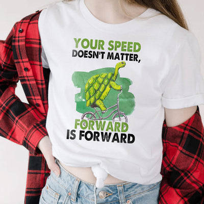 Turtle Your Speed Does Not Matter HHQZ0204010Y Light Classic T Shirt