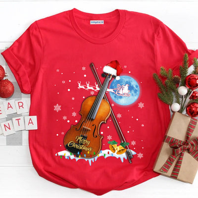 Violin Christmas AGGB0311033Z Dark Classic T Shirt
