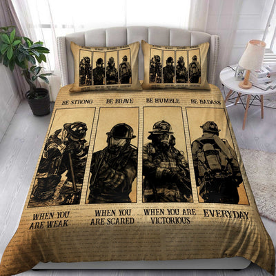 Firefighter We Are Firefighters When You Are Scared - Bedding Cover - Owls Matrix LTD